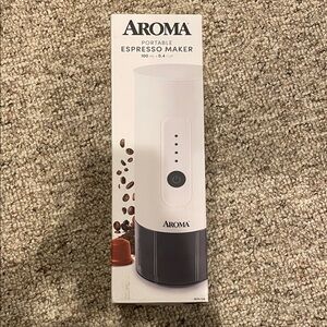 Aroma Portable Espresso Maker Almost new only used twice gift holidays Christmas